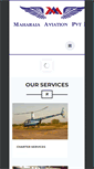 Mobile Screenshot of maharajaaviation.com